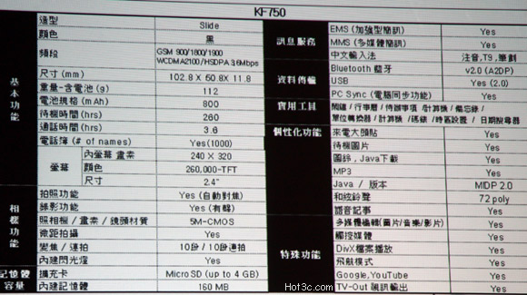 [LG] LG Secret (KF750) 搶先試用