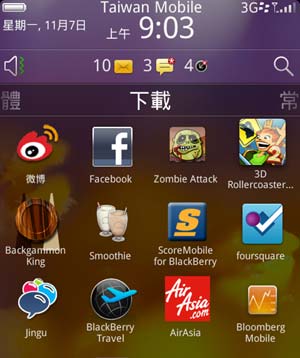 [RIM] OS7 BlackBerry Torch 9860 評測