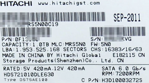 [Hitachi] 單碟 1TB Hitachi 7K1000.D 實測