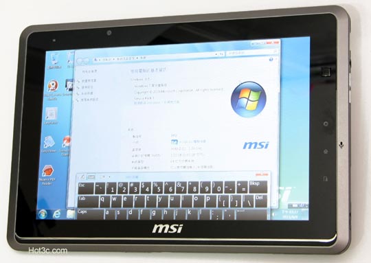 [MSI] Windows平板MSI WindPad 110W評測