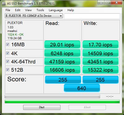 [Plextor] 使用再久依舊高速的 Plextor M2P 實測