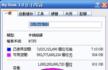 [WD] USB 3.0 高速 WD My Book 實測